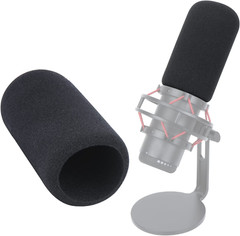 Hyperx Quadcast Windscreen – Microphone Foam Covers Pop Filter Compatible with H