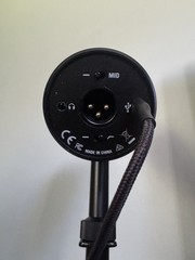 Samson Q9U Dynamic Cardioid USB/XLR Desktop Mic w/ Stand, Black, Jack