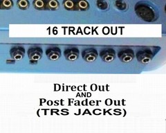 Tascam 488MKII – Service + 16 Track Mod (8 post + 8 direct) RETURN SHIPPING BOX
