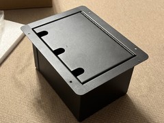 Elite Core Recessed Audio Stage Floor Box w/8 Female XLR Connectors & AC Outlet