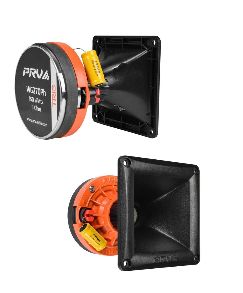 2x PRV AUDIO Series 1″ 150W RMS (300W Peak Power Handling) 8 Ohm Horn Tweeter