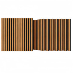 Walnut- Acoustic Panels Wooden Strip Acoustic Boards Suitable for Office Walls