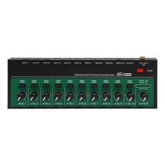 Professional Powered Mixer Power Mixing Amplifier 10 Channel Amp USB 10W