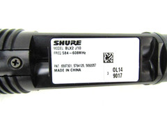 Shure BLX4 Wireless Receiver & BLX2 PG58 Handheld Mic – Freq.: J10 584-608 MHz