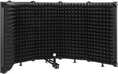 GLEAM Microphone Isolation Shield with Adjustable 2.5ft to 5.8ft Stand