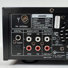 Donner MAMP6 Bluetooth HiFi 6 Channel Power Amplifier Receiver 1000W Audio Amp