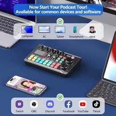 DJ Mixer with Intelligent Light Control & Multiple Sound Effects for Live Shows