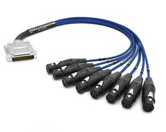 Apogee DA16x Premium Mogami 3162 Digital DB25 | XLR-F Blue 6 ft. (Yamaha Pinout)