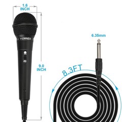 Wired Karaoke Handheld Microphone Vocal Dynamic Mic With 2.5m Cable Speaker