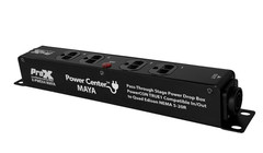 3 PROX True1 Power Pass thur Splitter Box w/ 4 Edison Female & Cable