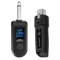 Wired to Wireless Microphone System Converter Transmitter Receiver New