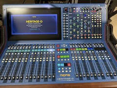 Midas HD96 Mixing console with ZCase Hydraulic Flip Case