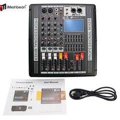 4 Channel Pro Power Mixer Audio Mixing Console 99 DSP w/USB 110-220V Bluetooth