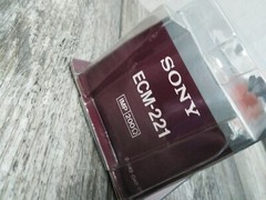 NOS Sony ECM-221 Electret Condensor Microphone ( OXYGEN FREE COPPER) SEALED