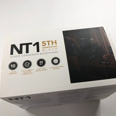 Rode NT1(Black) 5th Generation Hybrid Studio Condenser Microphone NEW Open Box