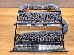 Bittree B96DC-FNLLS E3 / HLS 1RU Audio TT 2×48 Patch Panel Patchbay BLACK
