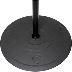 Gravity Stands Microphone Stand With Round Base Black