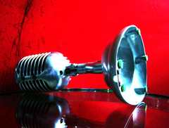 Vintage 1940’s Shure Brothers 55 Fatboy microphone Elvis deco w S-36 stand # 5
