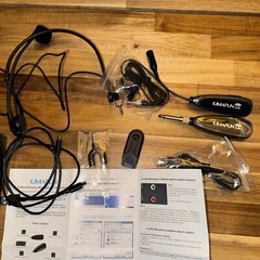Kimafun Wireless Microphone Set 2.4G Mini Plug N Play KM-G102 Headset & Lapel
