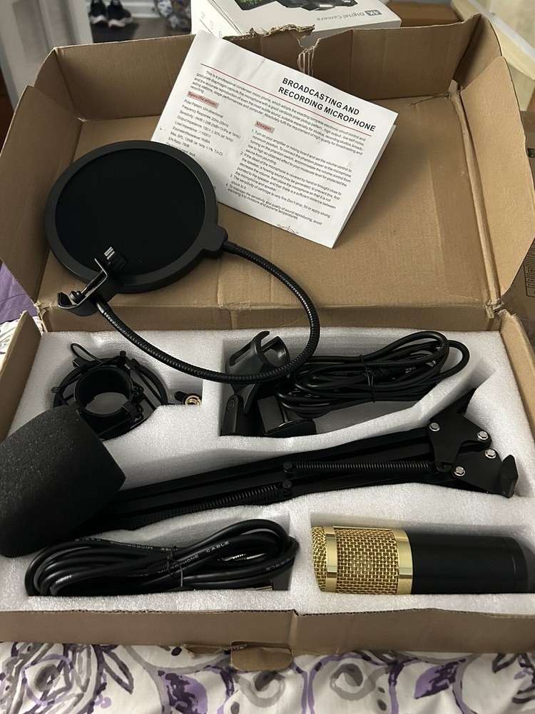 192KHZ/24Bit Professional USB Condenser Microphone -BM-800