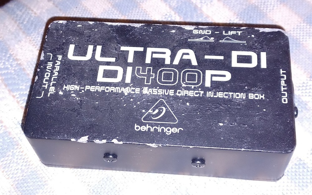 Behringer Ultra-di DI400P High Performance Passive Di-box music microphone