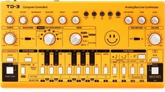 Behringer TD-3-Yellow Analog Bass Line Synthesizer – Yellow