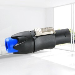 Plugs Amplifier to Speaker Twist Lock 4 Cores Connector Audio Plug 5-Colour