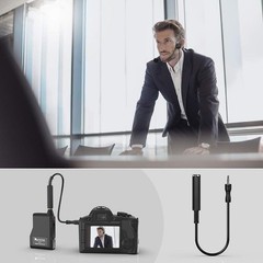 Sistema De Microfono Inalambrico Lavalier MIC Auriculares Transmisor Receptor