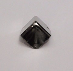 Metal Flat Corners, Nickel, Case, Speaker Cabinet, Amp Set of 8 !!