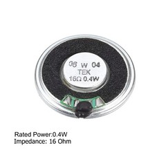 uxcell 0.5W 16 Ohm Micro Internal Speaker Magnet Loudspeaker 28mm Dia 4pcs