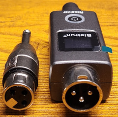 Bietrun WXM29 Wireless XLR Microphone System TX/RX Open Box Powers On