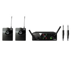 AKG WMS40 Mini Dual Instrumental System (US25B/D) Wireless Instrument Guitar Set