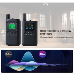 Wireless Tour Guide System,Long Range 200m/656ft,Upgraded Noise Reduction,Cla…