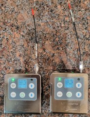 2-Lectrosonics LT-B1 Bodypack Wireless Transmitters With Mics