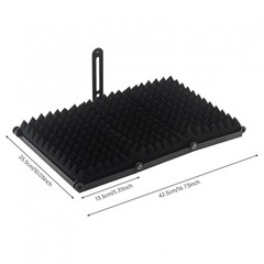 Microphone Isolation Shield for Recording Studio Wind Screen Foldable 3/8″,5/8″