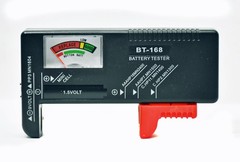 BT-168 1.5V 9V Go / Ng / Replace * Battery Tester * Cell Cassette Button lithium