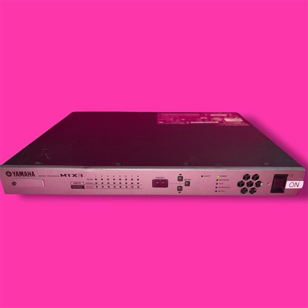 YAMAHA MTX3 Digital Matrix Processor Unit Only #3