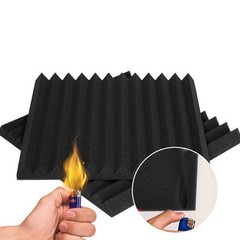 12Pack 12″X12″X1″ Self-Adhesive Acoustic Foam Panel Studio Soundproof Wall Tiles