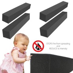 4 Pack 3″x 24″Acoustic Studio Soundproofing Foam Corner Bass Block for 2″ WEDGE