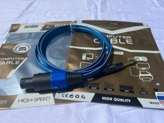 Samurai TRUE 12 Gauge Mono TS Male to 4-Pole Speakon Compatible Speaker Cable