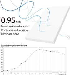Sound Absorbing Acoustic Wall Panels 2 Pack, 2“ 24“X48“ Fiberglass Sound Damp
