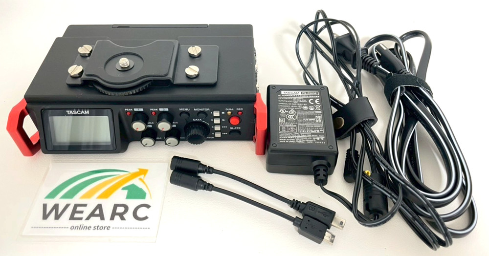 TASCAM DR-701D 6Track Linear PCM Field Recorder Mixer HDMI Timecode Used Tested
