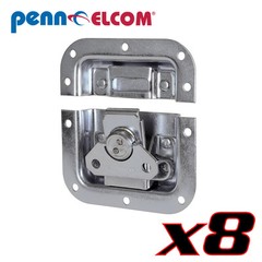 Eight Pack Penn Elcom L905/928 Butterfly Latch 4.125″ PennBrite