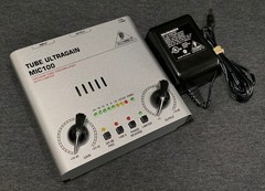 Behringer Tube Ultragain Mic 100 XLR TRS Preamp W/ OEM AC Adapter Cable