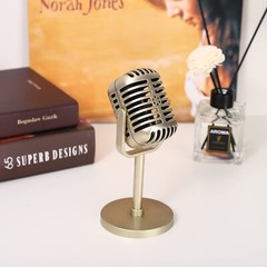 Microphone Vintage Look Old Style Dynamic Vocal Classic Retro Studio Stage Voice