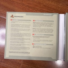 Reason 2.0 music station software by propellerhead Sound Bank Vintage Sweden