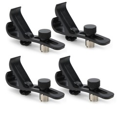 4Pcs Drum Microphone Clip Shockproof Securing Clamp Holder Musical Instrument