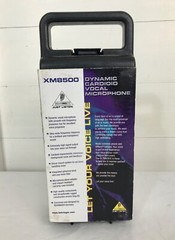 Behringer XM8500 Vocal Microphone w/ Original Case & 20′ Cable