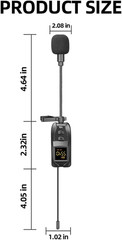 ES-384 4-Channel UHF Wireless Handheld Microphone System with Lapel Mics