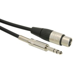 Talent PCXF01 Patch Cable XLR Female to 1/4″ TRS Male 1.5 ft